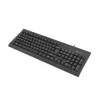 Vadu pilna izmēra NATEC Moray ES tastatūra ar USB, spāņu QWERTY, 105 taustiņi, ID karšu lasītājs, 1,5 m kabelis, melna