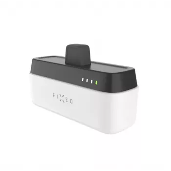 Pārnēsājams ārējais akumulators FIXED FIXZEN-5PL-WH, 5000 mAh, USB-C izeja 5V/3A, 9V/2,22A, 12V/1,67A, balts