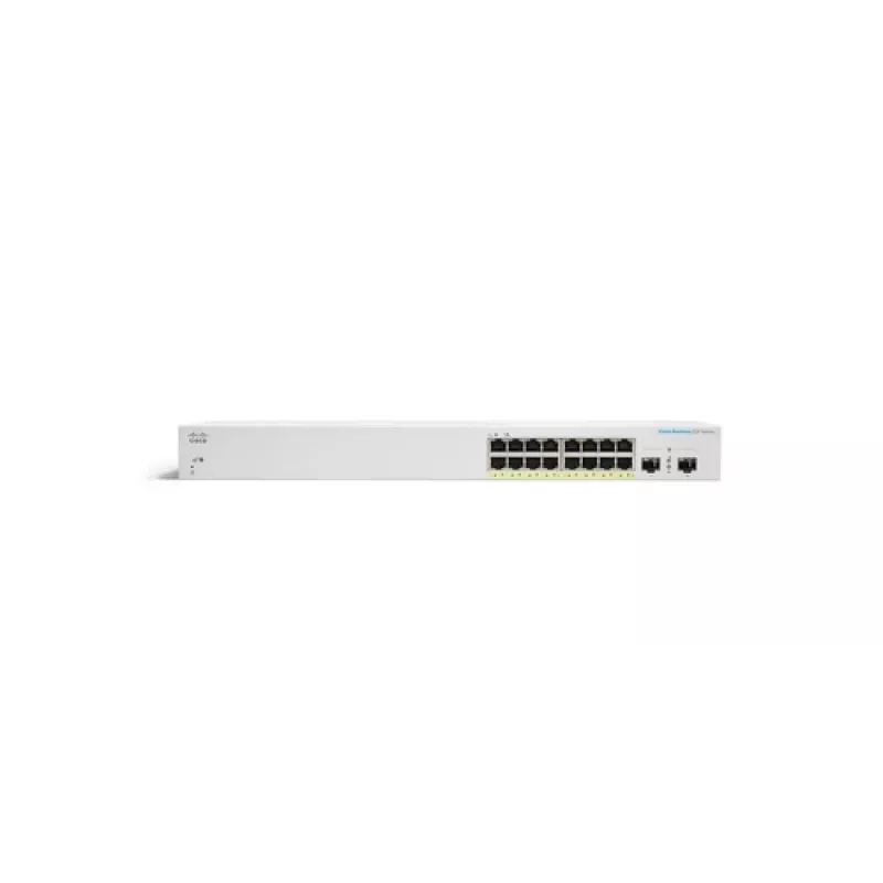 CISCO Business Switching CBS220 Smart 16-portu Gigabit 2x1G SFP augšupsaite