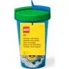 Room Copenhagen LEGO krūze ar salmiņu Iconic Boy spilgti zila (zili/zaļa, 500 ml)