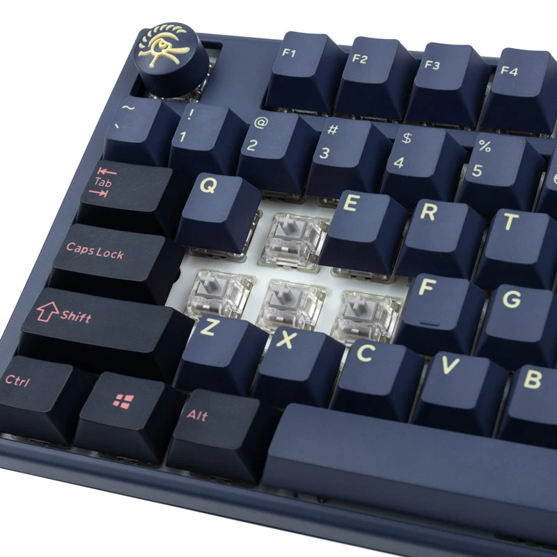 Ducky One 3 TKL tastatūra Spēlēm USB ASV angļu valoda Zila