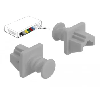 Putekļu aizsargvāciņš DeLOCK 86508 RJ-45 10 gab.