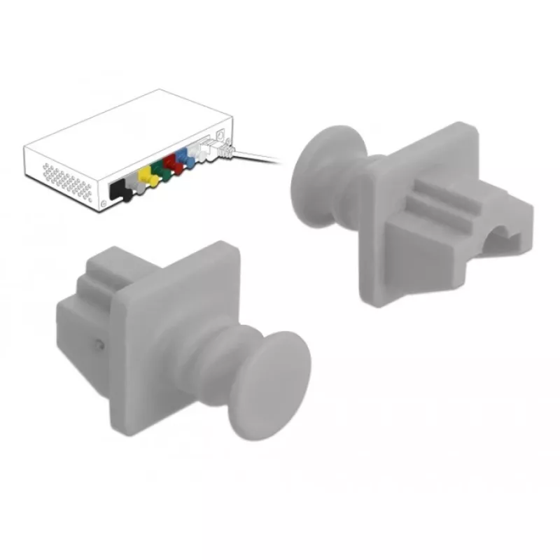 Putekļu aizsargvāciņš DeLOCK 86508 RJ-45 10 gab.