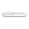 Belkin WIZ021VFWH - 2 vienā bezvadu uzlādes paliktnis ar Qi2 tehnoloģiju 15 W, balts