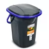 Atkritumu tvertne Greenblue GB320BB Melni Zila Plastmasa 19L