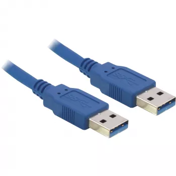 USB 3.0 kabelis DeLOCK 82430 1.5m vīriešu/vīriešu zils