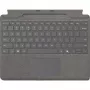 Microsoft Surface Pro tastatūra QWERTZ vācu ar pildspalvas glabātuvi platīna krāsā