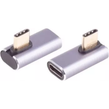 USB-C adapteris ShiverPeaks 14-05036 90° leņķa pa kreisi/pa labi, USB-C spraudņa adapteris