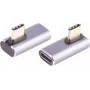 USB-C adapteris ShiverPeaks 14-05036 90° leņķa pa kreisi/pa labi, USB-C spraudņa adapteris