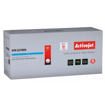 Activejet ATK-5270CN toneris (aizstāj Kyocera TK-5270C; Supreme; 6000 lpp.; ciāna)