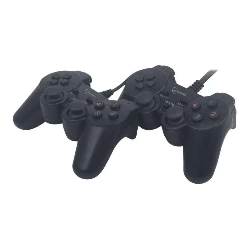 GEMBIRD JPD-UDV2-01 - Game Pad - 10 Tasten - kabelgebunden (Packung mit 2) - für PC (JPD-UDV2-01)