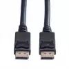 Value DisplayPort savienojuma kabelis, DisplayPort spraudnis, DisplayPort spraudnis, 1,50 m, melns, 11.99.5767, ekranēts