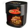 Karstā gaisa fritieris Cecotec Cecofry&Grill Duoheat 6500, 6,5 L, 2200 W, skārienjūtīgs LCD, melns