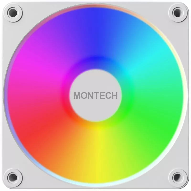 KORPUSA VENTILATORS 120MM GF120R V2/ARGB PWM 3I1 (W) MONTECH