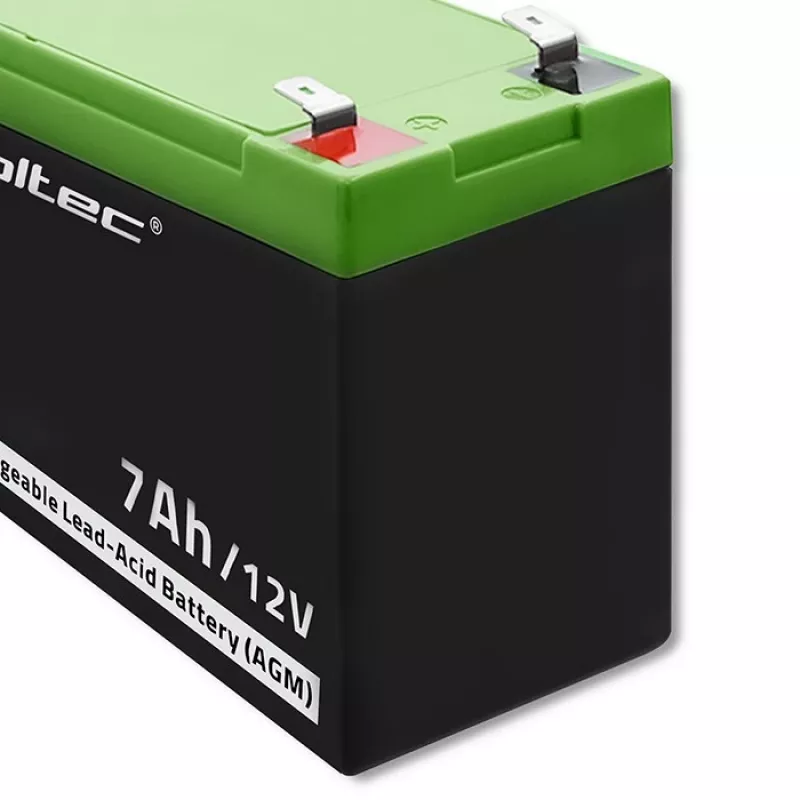 Qoltec 53076 AGM akumulators | 12V | 7Ah | Drošība