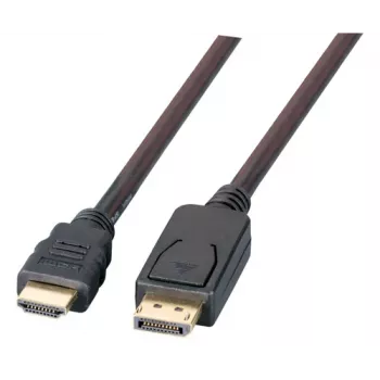 EFB-Elektronik DisplayPort/HDMI kabelis Full HD, A-A St-St, 2 m, melns Ražotājs: EFB Elektronik (K5561SW.2V2)