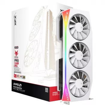 XFX Mercury Radeon RX 9070 XT OC Magnetic Air Edition AMD 16 GB GDDR6 Balts