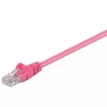 Wentronic Goobay CAT 5e komutācijas kabelis, U/UTP, fuksīna, 3 m - CCA vara maisījums (95232)