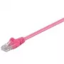 Wentronic Goobay CAT 5e komutācijas kabelis, U/UTP, fuksīna, 3 m - CCA vara maisījums (95232)