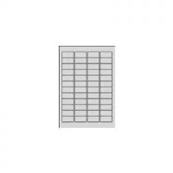 Avery Zweckform Avery - noņemama līme - balta - 45.7 x 21.2 mm 1200 uzlīmes (25 lapas x 48)