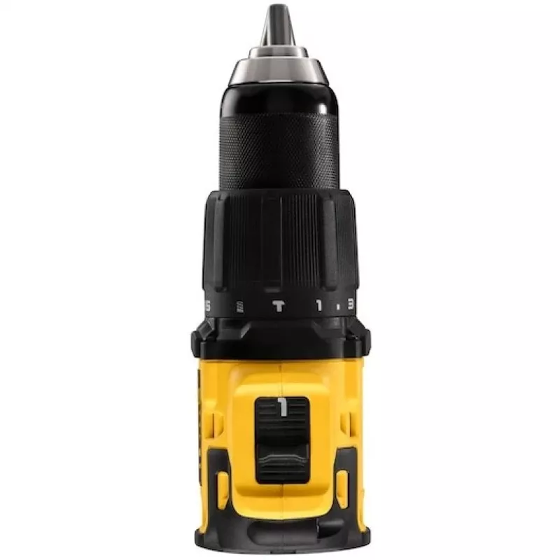 Bezvada urbjmašīna DeWALT DCD709N-XJ, bezsuku 18 V, 2 ātrumu, 1650 apgr./min, 65 N·m, bezatslēgas patrona 1,5–13 mm, 1,2 kg