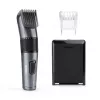 Matu trimmeris BABYLISS E976E — bezvadu, uzlādējams, 26 garuma soļi, 0,5 mm–25 mm, 40 mm asmens, titāna/nerūsējošā tērauda asmeņi, 60 min darbības laiks
