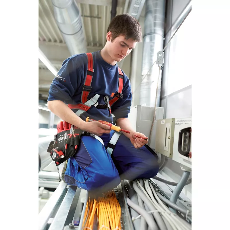 Skrūvgriežu komplekts wiha 41157 LiftUp electric, izolēts sarkans/dzeltens, 7 daļas