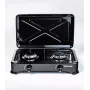 Countertop Hob Gas Ravanson K-02TB [melns; 2 zonas]