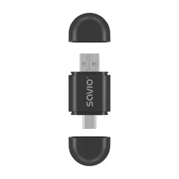 Bezvadu audio raidītājs Savio TR-17 Bluetooth USB 10 m Melns