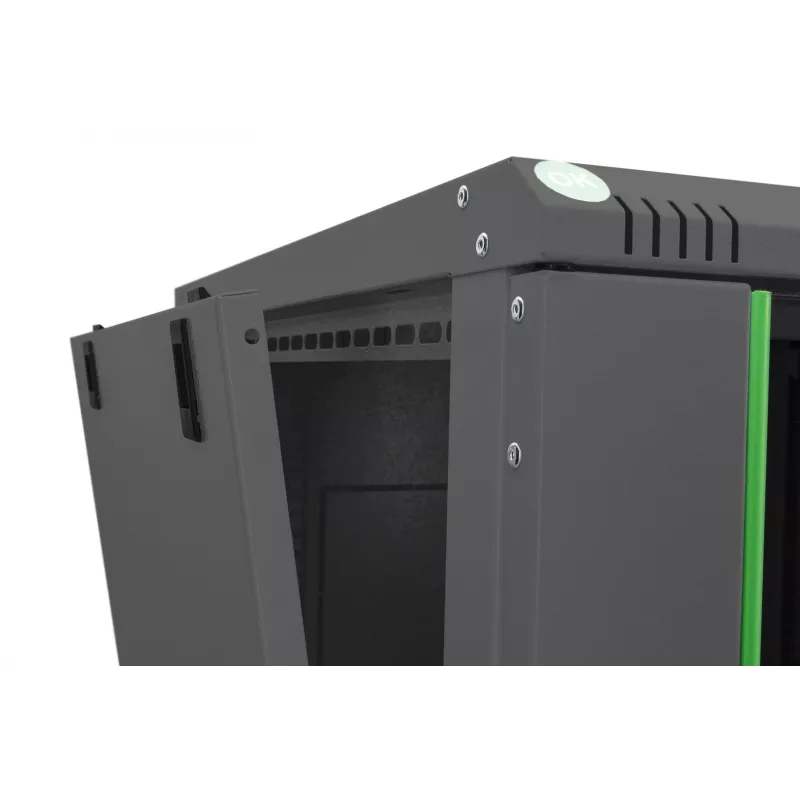 Sienas skapis Digitus DN-19 09U-6/6-EC-SW