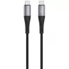USB kabelis 4smarts 541454 1,5m USB C melns
