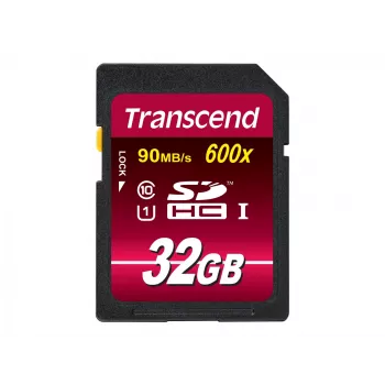 Zibatmiņa Transcend 32 GB SDHC UHS-I 600x TS32GSDHC10U1