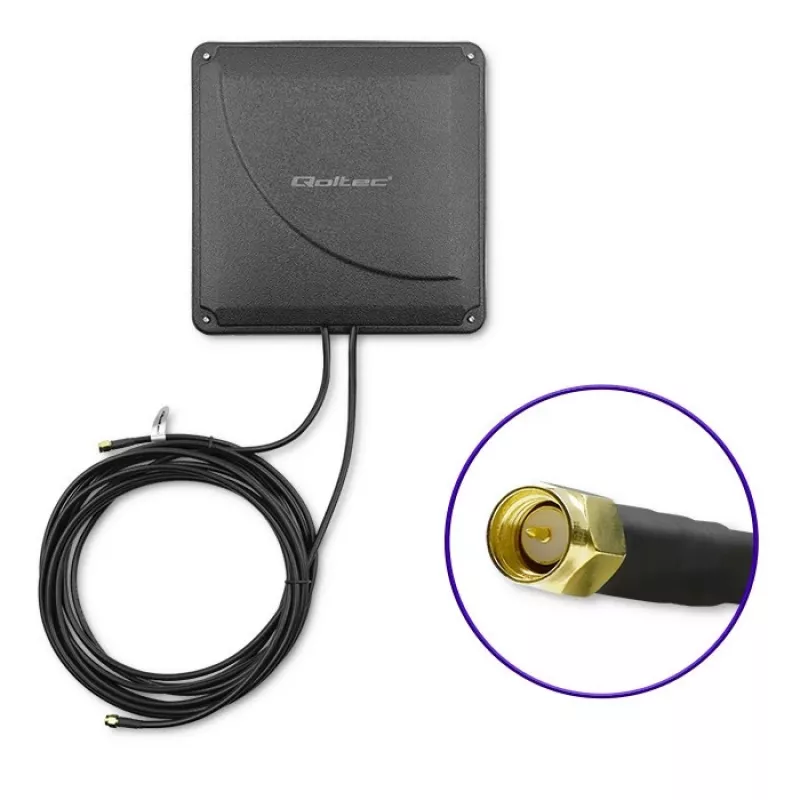 Ārējā 4G LTE divu MIMO antena QOLTEC 57041 35 dBi 50 W