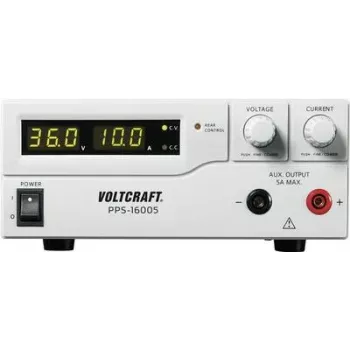 Laboratorijas barošanas avots Voltcraft PPS-16005 1–36V līdzstrāva, 0–10A