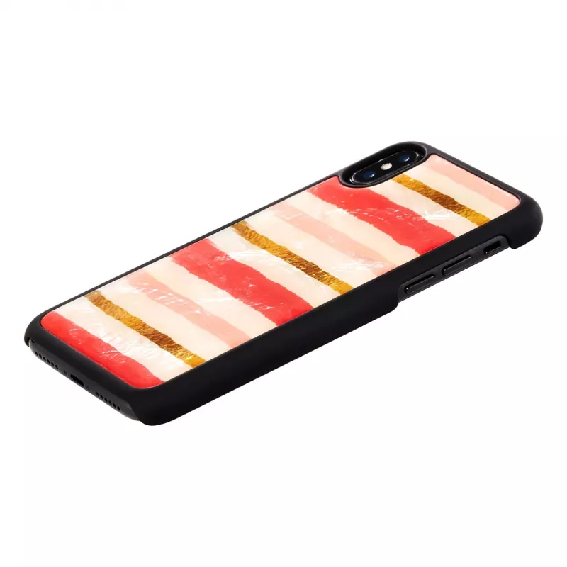 Viedtālruņa maciņš iKins iPhone XS / iPhone XS Max Short Cake Melns aizsargapvalks