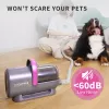 PETKIT DT5-EU Putekļu sūcējs un matu griezējs kaķiem un suņiem, melns/violets