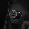 Xiaomi 37 W divu portu auto lādētājs melns, melns