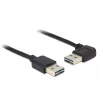 USB kabelis DeLOCK 85176 USB 2.0 0,5 m melns