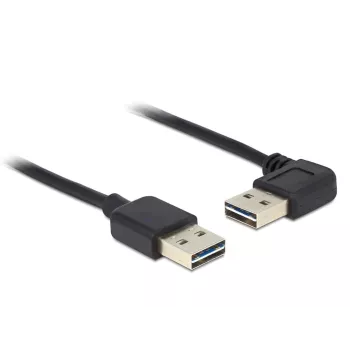USB kabelis DeLOCK 85176 USB 2.0 0,5 m melns