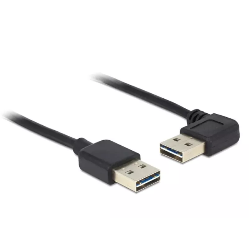 USB kabelis DeLOCK 85176 USB 2.0 0,5 m melns