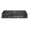 HPE Aruba Networking 6100 12G Class4 PoE 2G/2SFP+ 139W pārvaldīts L3 Gigabit Ethernet (10/100/1000) Power over Ethernet (PoE) 1U melns