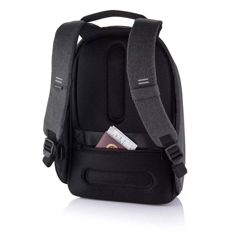 Mugursoma XDDESIGN P705.291 antracīta krāsā — 18 L, klēpjdatora un planšetdatora nodalījumi, bloķējams galvenais slīdrāvējslēdzējs