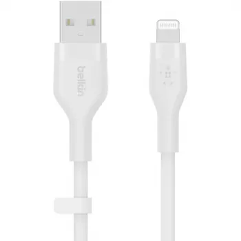 Kabelis Belkin Cbl Scicone USB-A LTG 2M blc Balts USB A USB C Lightning
