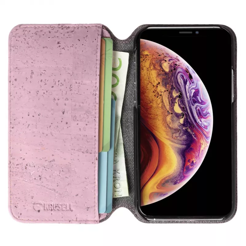 Folio Case Krusell Birka iPhone 11 Pro Max 16.5 cm rozā
