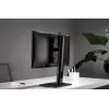 Gembird MS-D1-01 Monitora galda statīvs, regulējams augstums, melns