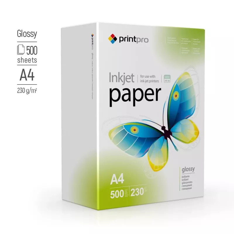 Fotopapīrs ColorWay PrintPro PGE230500A4 230 g/m², A4, 500 loksnes