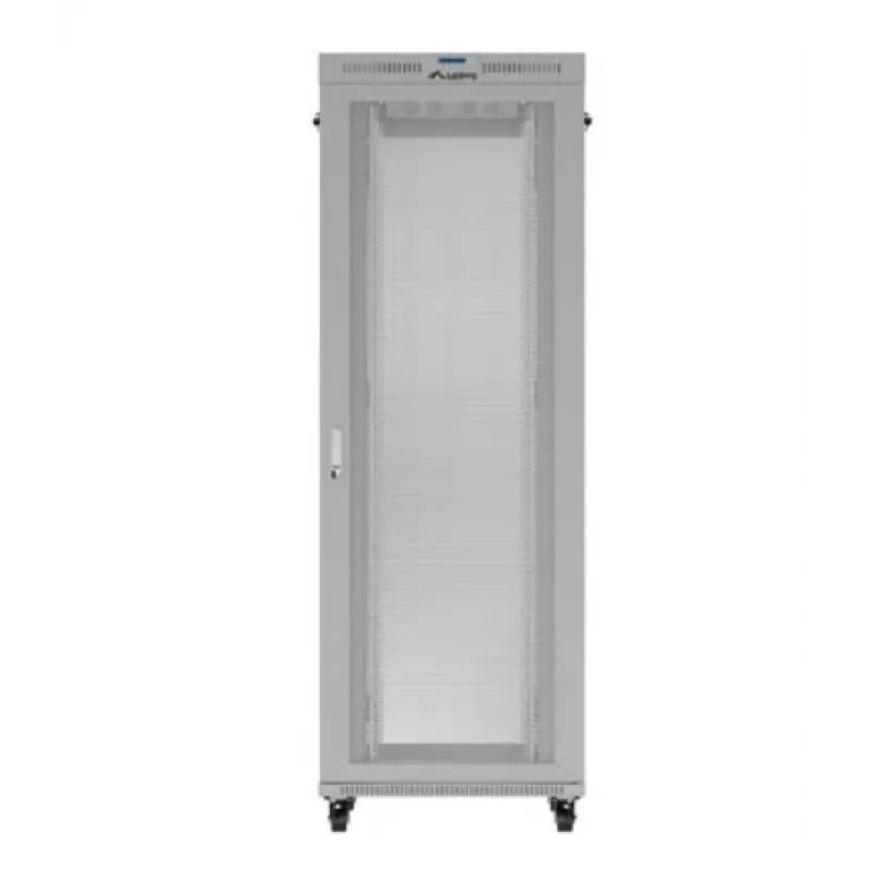 19 collu statīva skapis LANBERG FF01-8047-23SL 47U 800x1200 mm pelēks ar perforētām durvīm