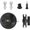 PULUZ Magic Arm Tripod Suction Cup Holder (Melns)