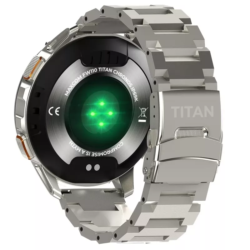 Smartwatch FW110 Titan Chronos sudraba