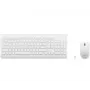 Pilnizmēra mehāniskā tastatūra un peles komplekts Lenovo GX30W75336 — USB + Bluetooth, QWERTY, balts